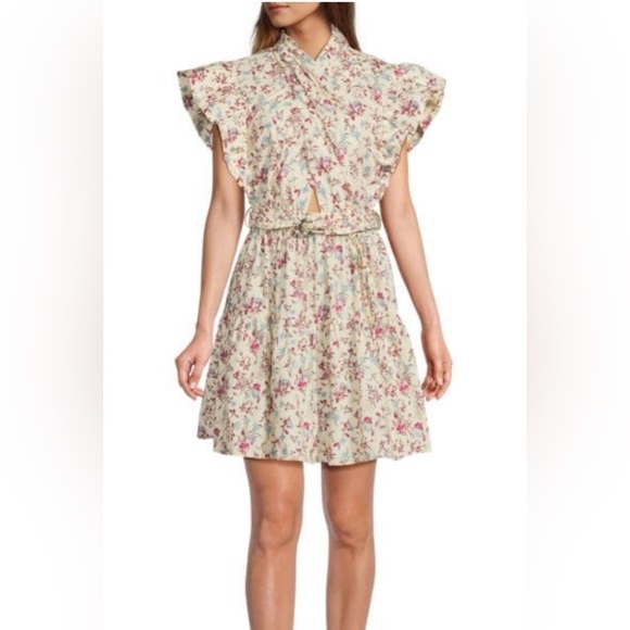💛NWT $450 RRP Derek Lam Crosby Bottermilk Dress cotton